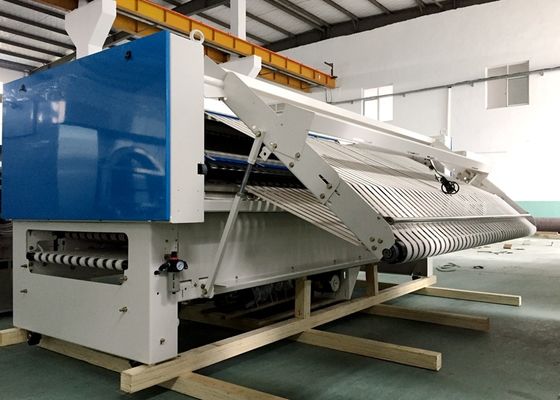 Máquina de dobramento do Bedsheet totalmente automático do hotel 3m para o pano de tabela/matéria têxtil da cortina